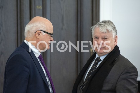  23.01.2019 WARSZAWA SENAT<br />POPOLUDNIE W PARLAMENCIE<br />N/Z MIECZYSLAW AUGUSTYN BOGDAN BORUSEWICZ<br /> 