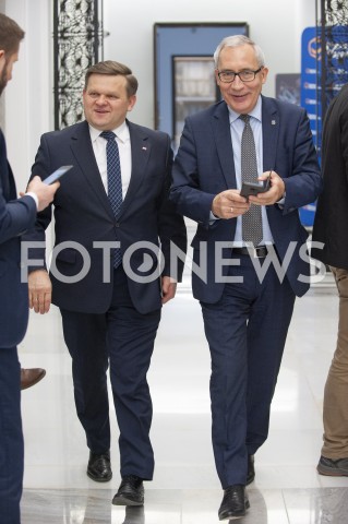  23.01.2019 WARSZAWA SEJM<br />POPOLUDNIE W PARLAMENCIE<br />N/Z WOJCIECH SKURKIEWICZ KAZIMIERZ SMOLINSKI<br /> 