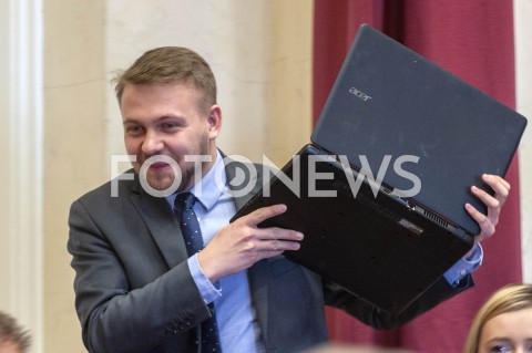  24.01.2019 WARSZAWA<br />POSIEDZENIE RADY MIASTA<br />N/Z JACEK OZDOBA<br /> 