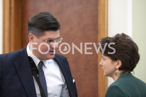  25.01.2019 WARSZAWA SEJM<br />SPOTKANIE PREMIERA Z PRZEDSTAWICIELAMI UGRUPOWAN OPOZYCYJNYCH<br />N/Z PAWEL PUDLOWSKI MONIKA ROSA<br /> 