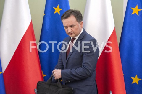  25.01.2019 WARSZAWA SEJM<br />SPOTKANIE PREMIERA Z PRZEDSTAWICIELAMI UGRUPOWAN OPOZYCYJNYCH<br />N/Z ZBIGNIEW ZIOBRO<br /> 