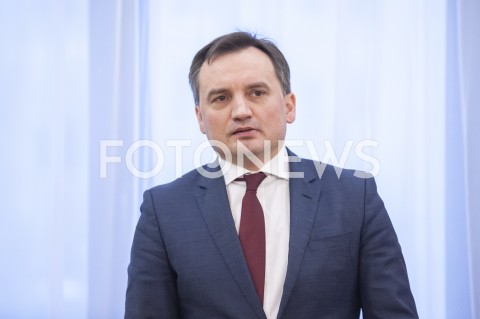  25.01.2019 WARSZAWA SEJM<br />SPOTKANIE PREMIERA Z PRZEDSTAWICIELAMI UGRUPOWAN OPOZYCYJNYCH<br />N/Z ZBIGNIEW ZIOBRO <br /> 
