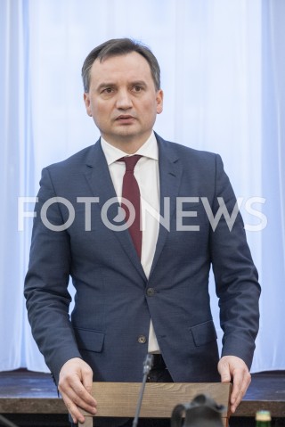  25.01.2019 WARSZAWA SEJM<br />SPOTKANIE PREMIERA Z PRZEDSTAWICIELAMI UGRUPOWAN OPOZYCYJNYCH<br />N/Z ZBIGNIEW ZIOBRO <br /> 