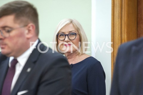  25.01.2019 WARSZAWA SEJM<br />SPOTKANIE PREMIERA Z PRZEDSTAWICIELAMI UGRUPOWAN OPOZYCYJNYCH<br />N/Z JOANNA KOPCINSKA<br /> 