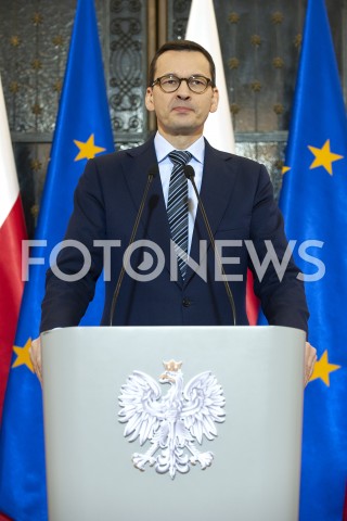  25.01.2019 WARSZAWA SEJM<br />SPOTKANIE PREMIERA Z PRZEDSTAWICIELAMI UGRUPOWAN OPOZYCYJNYCH<br />N/Z PREMIER MATEUSZ MORAWIECKI<br /> 