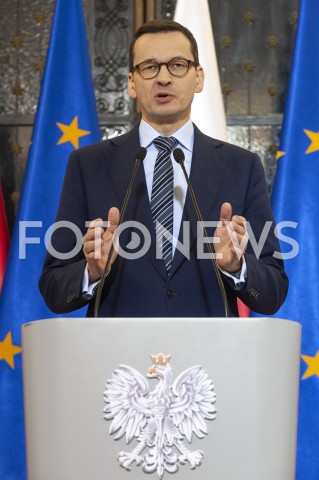  25.01.2019 WARSZAWA SEJM<br />SPOTKANIE PREMIERA Z PRZEDSTAWICIELAMI UGRUPOWAN OPOZYCYJNYCH<br />N/Z PREMIER MATEUSZ MORAWIECKI<br /> 