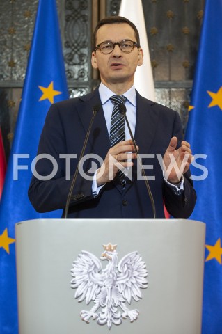  25.01.2019 WARSZAWA SEJM<br />SPOTKANIE PREMIERA Z PRZEDSTAWICIELAMI UGRUPOWAN OPOZYCYJNYCH<br />N/Z PREMIER MATEUSZ MORAWIECKI<br /> 