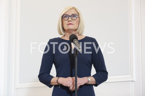  25.01.2019 WARSZAWA SEJM<br />SPOTKANIE PREMIERA Z PRZEDSTAWICIELAMI UGRUPOWAN OPOZYCYJNYCH<br />N/Z JOANNA KOPCINSKA<br /> 