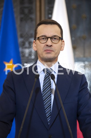  25.01.2019 WARSZAWA SEJM<br />SPOTKANIE PREMIERA Z PRZEDSTAWICIELAMI UGRUPOWAN OPOZYCYJNYCH<br />N/Z PREMIER MATEUSZ MORAWIECKI<br /> 