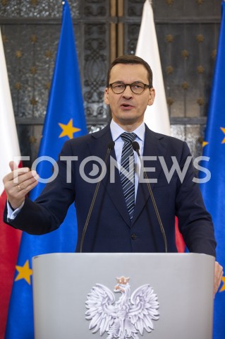  25.01.2019 WARSZAWA SEJM<br />SPOTKANIE PREMIERA Z PRZEDSTAWICIELAMI UGRUPOWAN OPOZYCYJNYCH<br />N/Z PREMIER MATEUSZ MORAWIECKI<br /> 