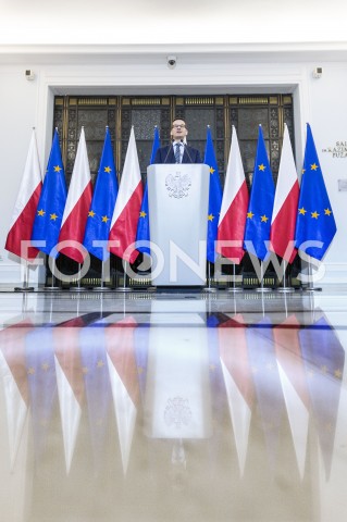  25.01.2019 WARSZAWA SEJM<br />SPOTKANIE PREMIERA Z PRZEDSTAWICIELAMI UGRUPOWAN OPOZYCYJNYCH<br />N/Z PREMIER MATEUSZ MORAWIECKI<br /> 