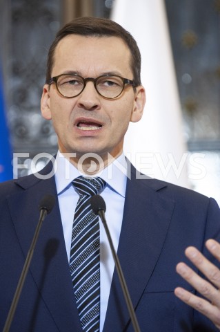  25.01.2019 WARSZAWA SEJM<br />SPOTKANIE PREMIERA Z PRZEDSTAWICIELAMI UGRUPOWAN OPOZYCYJNYCH<br />N/Z PREMIER MATEUSZ MORAWIECKI<br /> 