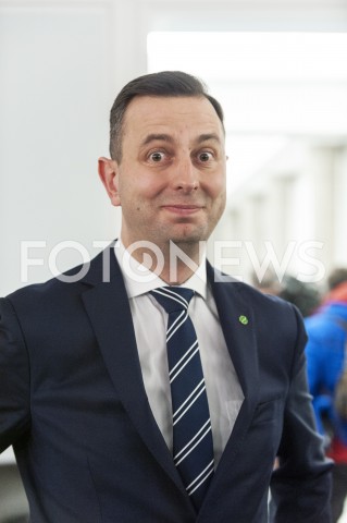  25.01.2019 WARSZAWA SEJM<br />SPOTKANIE PREMIERA Z PRZEDSTAWICIELAMI UGRUPOWAN OPOZYCYJNYCH<br />N/Z WLADYSLAW KOSINIAK KAMYSZ<br /> 