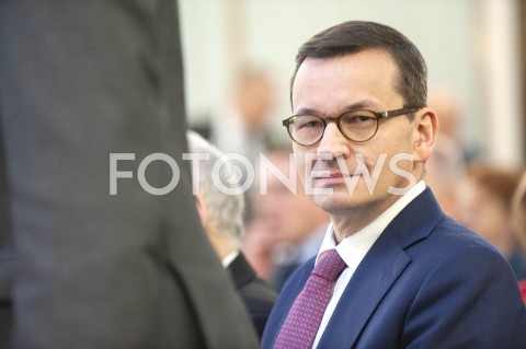  26.01.2019 WARSZAWA<br />KONFERENCJA KLUBU PARLAMENTARNEGO PIS ZASADY PROWADZENIA POLITYKI ROZWOJU W POLSCE<br />N/Z PREMIER MATEUSZ MORAWIECKI<br /> 