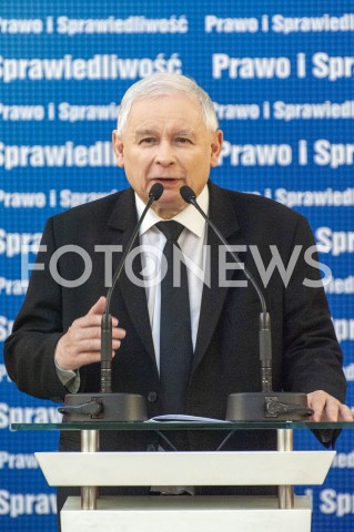  26.01.2019 WARSZAWA<br />KONFERENCJA KLUBU PARLAMENTARNEGO PIS ZASADY PROWADZENIA POLITYKI ROZWOJU W POLSCE<br />N/Z PREZES JAROSLAW KACZYNSKI<br /> 