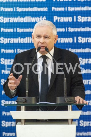  26.01.2019 WARSZAWA<br />KONFERENCJA KLUBU PARLAMENTARNEGO PIS ZASADY PROWADZENIA POLITYKI ROZWOJU W POLSCE<br />N/Z PREZES JAROSLAW KACZYNSKI<br /> 