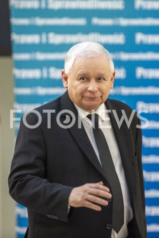  26.01.2019 WARSZAWA<br />KONFERENCJA KLUBU PARLAMENTARNEGO PIS ZASADY PROWADZENIA POLITYKI ROZWOJU W POLSCE<br />N/Z PREZES JAROSLAW KACZYNSKI<br /> 