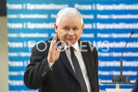  26.01.2019 WARSZAWA<br />KONFERENCJA KLUBU PARLAMENTARNEGO PIS ZASADY PROWADZENIA POLITYKI ROZWOJU W POLSCE<br />N/Z PREZES JAROSLAW KACZYNSKI<br /> 