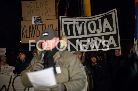  2601.2019 GDANSK<br />PIKIETA POD SIEDZIBA TELEWIZJI POLSKIEJ W GDANSKU POD HASLEM ZADAMY ZMIAN W TVP<br />N/Z TRANSPARENT TVOJA WINA<br /> 