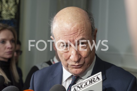  28.01.2019 WARSZAWA<br />PRZESLUCHANIE JANA VINCENTA ROSTOWSKIEGO PRZED KOMISJA DO SPRAW VAT<br />N/Z JAN VINCENT JACEK ROSTOWSKI<br /> 