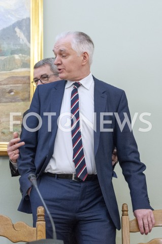  29.01.2019 WARSZAWA<br />JAROSLAW GOWIN PRZESLUCHIWANY PRZED KOMISJA DO SPRAW VAT<br />N/Z JAROSLAW GOWIN<br /> 