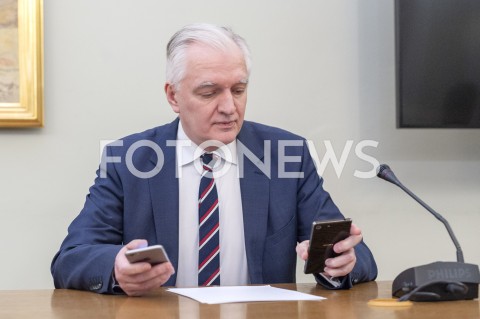  29.01.2019 WARSZAWA<br />JAROSLAW GOWIN PRZESLUCHIWANY PRZED KOMISJA DO SPRAW VAT<br />N/Z JAROSLAW GOWIN<br /> 