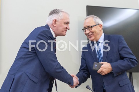  29.01.2019 WARSZAWA<br />JAROSLAW GOWIN PRZESLUCHIWANY PRZED KOMISJA DO SPRAW VAT<br />N/Z JAROSLAW GOWIN KAZIMIERZ SMOLINSKI<br /> 