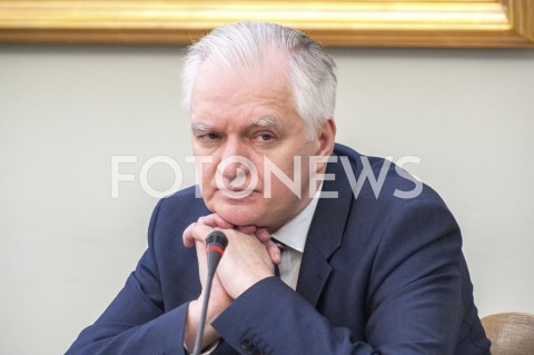  29.01.2019 WARSZAWA<br />JAROSLAW GOWIN PRZESLUCHIWANY PRZED KOMISJA DO SPRAW VAT<br />N/Z JAROSLAW GOWIN<br /> 