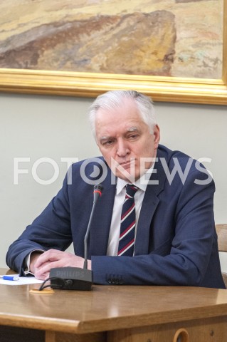  29.01.2019 WARSZAWA<br />JAROSLAW GOWIN PRZESLUCHIWANY PRZED KOMISJA DO SPRAW VAT<br />N/Z JAROSLAW GOWIN<br /> 