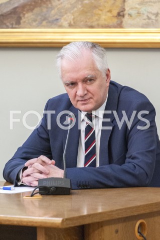  29.01.2019 WARSZAWA<br />JAROSLAW GOWIN PRZESLUCHIWANY PRZED KOMISJA DO SPRAW VAT<br />N/Z JAROSLAW GOWIN<br /> 