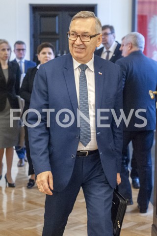  29.01.2019 WARSZAWA<br />POSIEDZENIE RADY MINISTROW<br />POSIEDZENIE RZADU<br />N/Z STANISLAW SZWED<br /> 