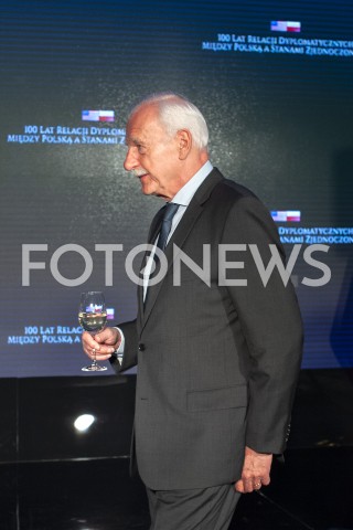 30.01.2019 WARSZAWA<br />OBCHODY 100 LAT RELACJI DYPLOMATYCZNYCH MIEDZY STANAMI ZJEDNOCZONYMI AMERYKI POLNOCNEJ A POLSKA<br />N/Z JANUSZ OLECHOWSKI<br /> 