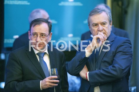  30.01.2019 WARSZAWA<br />OBCHODY 100 LAT RELACJI DYPLOMATYCZNYCH MIEDZY STANAMI ZJEDNOCZONYMI AMERYKI POLNOCNEJ A POLSKA<br />N/Z MARIUSZ KAMINSKI PIOTR GLINSKI<br /> 