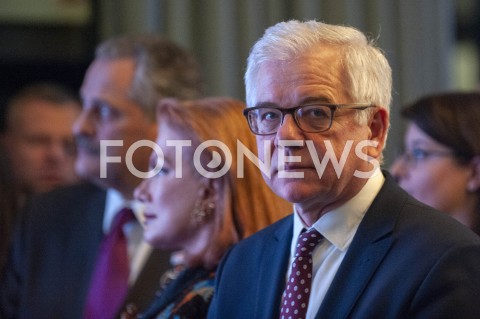  30.01.2019 WARSZAWA<br />OBCHODY 100 LAT RELACJI DYPLOMATYCZNYCH MIEDZY STANAMI ZJEDNOCZONYMI AMERYKI POLNOCNEJ A POLSKA<br />N/Z GEORGETTE MOSBACHER JACEK CZAPUTOWICZ<br /> 