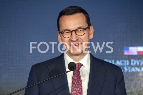  30.01.2019 WARSZAWA<br />OBCHODY 100 LAT RELACJI DYPLOMATYCZNYCH MIEDZY STANAMI ZJEDNOCZONYMI AMERYKI POLNOCNEJ A POLSKA<br />N/Z PREMIER MATEUSZ MORAWIECKI<br /> 