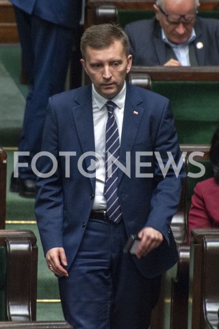  30.01.2019 WARSZAWA SEJM<br />POSIEDZENIE SEJMU<br />N/Z LUKASZ SCHREIBER<br /> 