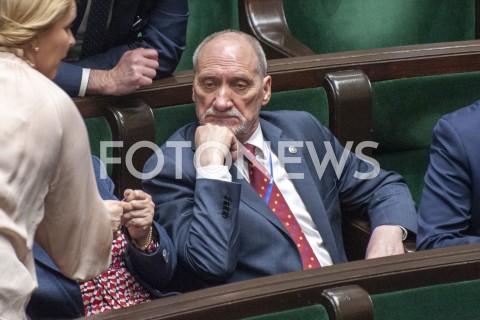  30.01.2019 WARSZAWA SEJM<br />POSIEDZENIE SEJMU<br />N/Z ANTONI MACIEREWICZ<br /> 