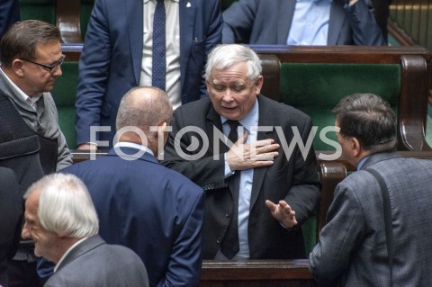  30.01.2019 WARSZAWA SEJM<br />POSIEDZENIE SEJMU<br />N/Z JAROSLAW KACZYNSKI<br /> 