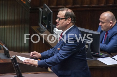  30.01.2019 WARSZAWA SEJM<br />POSIEDZENIE SEJMU<br />N/Z ROBERT MAJKA<br /> 
