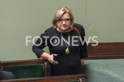  30.01.2019 WARSZAWA SEJM<br />POSIEDZENIE SEJMU<br />N/Z BEATA KEMPA<br /> 