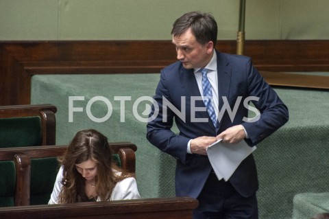  30.01.2019 WARSZAWA SEJM<br />POSIEDZENIE SEJMU<br />N/Z ZBIGNIEW ZIOBRO<br /> 