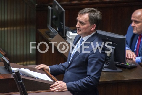  30.01.2019 WARSZAWA SEJM<br />POSIEDZENIE SEJMU<br />N/Z ZBIGNIEW ZIOBRO<br /> 