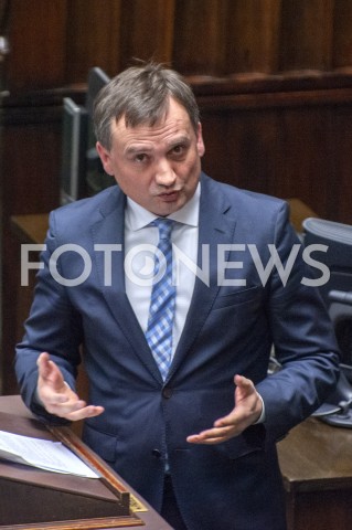  30.01.2019 WARSZAWA SEJM<br />POSIEDZENIE SEJMU<br />N/Z ZBIGNIEW ZIOBRO<br /> 