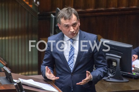  30.01.2019 WARSZAWA SEJM<br />POSIEDZENIE SEJMU<br />N/Z ZBIGNIEW ZIOBRO<br /> 