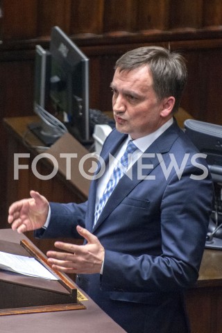  30.01.2019 WARSZAWA SEJM<br />POSIEDZENIE SEJMU<br />N/Z ZBIGNIEW ZIOBRO<br /> 