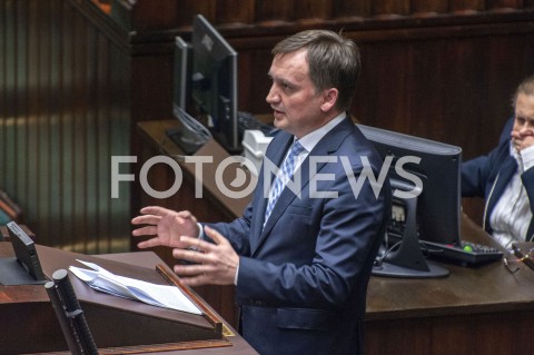  30.01.2019 WARSZAWA SEJM<br />POSIEDZENIE SEJMU<br />N/Z ZBIGNIEW ZIOBRO<br /> 