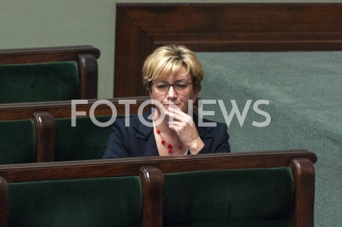  30.01.2019 WARSZAWA SEJM<br />POSIEDZENIE SEJMU<br />N/Z JOZEFA SZCZUREK ZELAZKO<br /> 