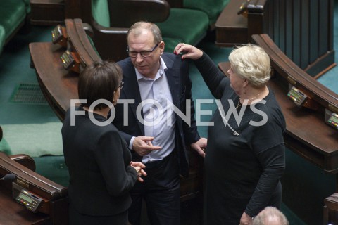  30.01.2019 WARSZAWA SEJM<br />
POSIEDZENIE SEJMU<br />
N/Z HENRYKA KRZYWONOS STRYCHARSKA WALDY DZIKOWSKI<br />
 