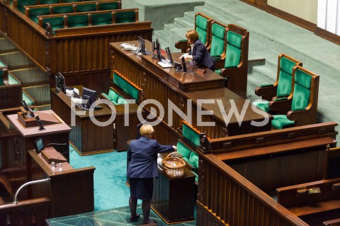 30.01.2019 WARSZAWA SEJM<br />POSIEDZENIE SEJMU<br />N/Z PRZYGOTOWANIA DO POSIEDZENIA WIDOK VIEW<br /> 
