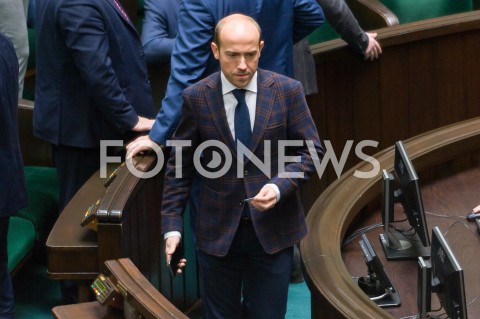  30.01.2019 WARSZAWA SEJM<br />POSIEDZENIE SEJMU<br />N/Z BORYS BUDKA<br /> 